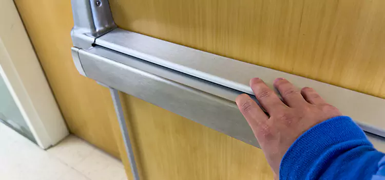 Installing a Push Bar on a Door Altoona